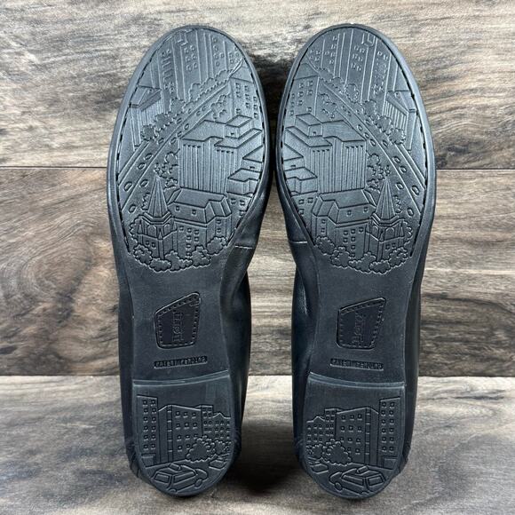 NIB Born Julianne 8M Black Leather Ballet Flats - Picture 9 of 11